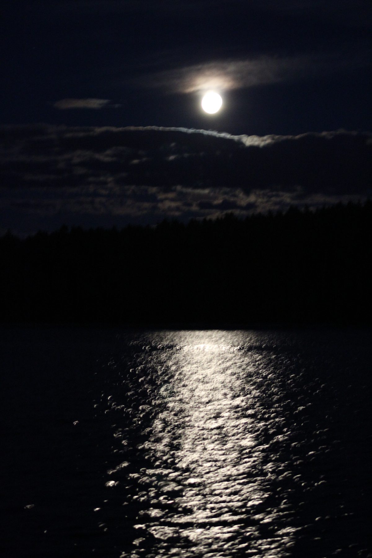 Moon over American Camp
