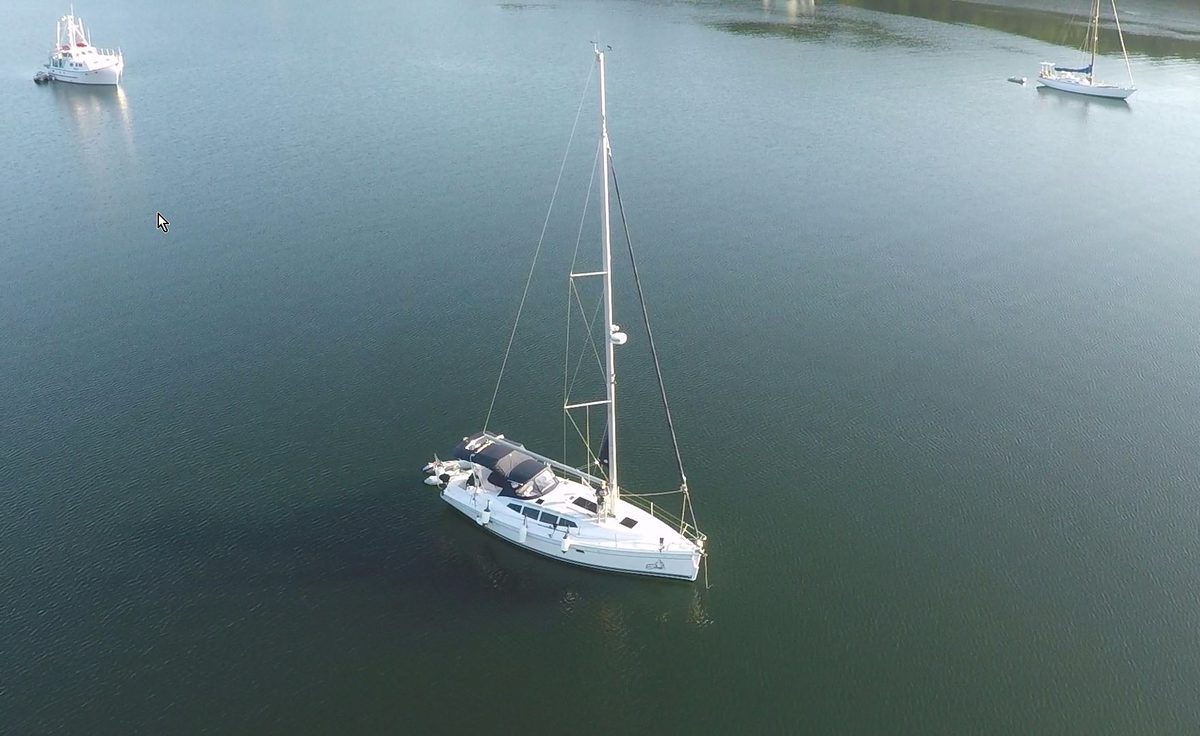 S/V Eione at anchor
